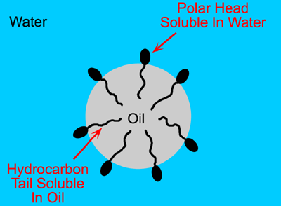 molecule of oil